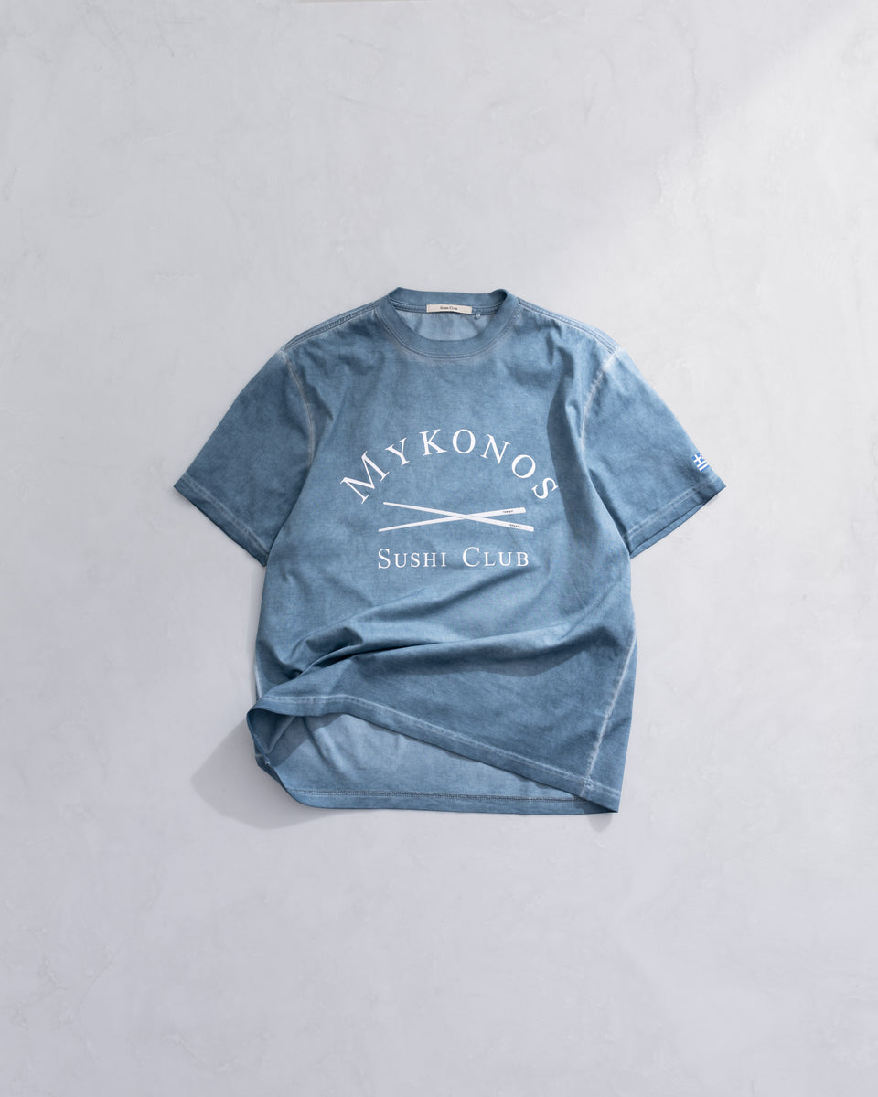 MSC Flag Relaxed Tee - Oil Washed – Sushi Club