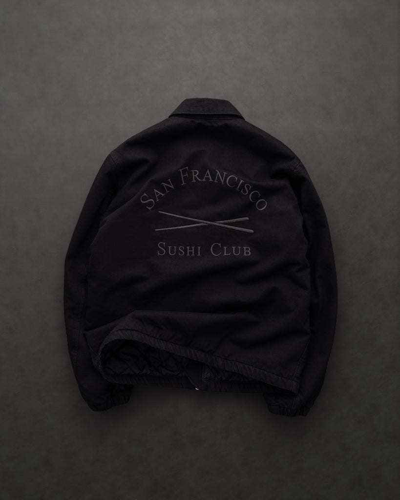 SFSC x Gap Oversized Denim Zip Jacket – Sushi Club SFSC x Gap Oversized Denim Zip Jacket – Sushi Club