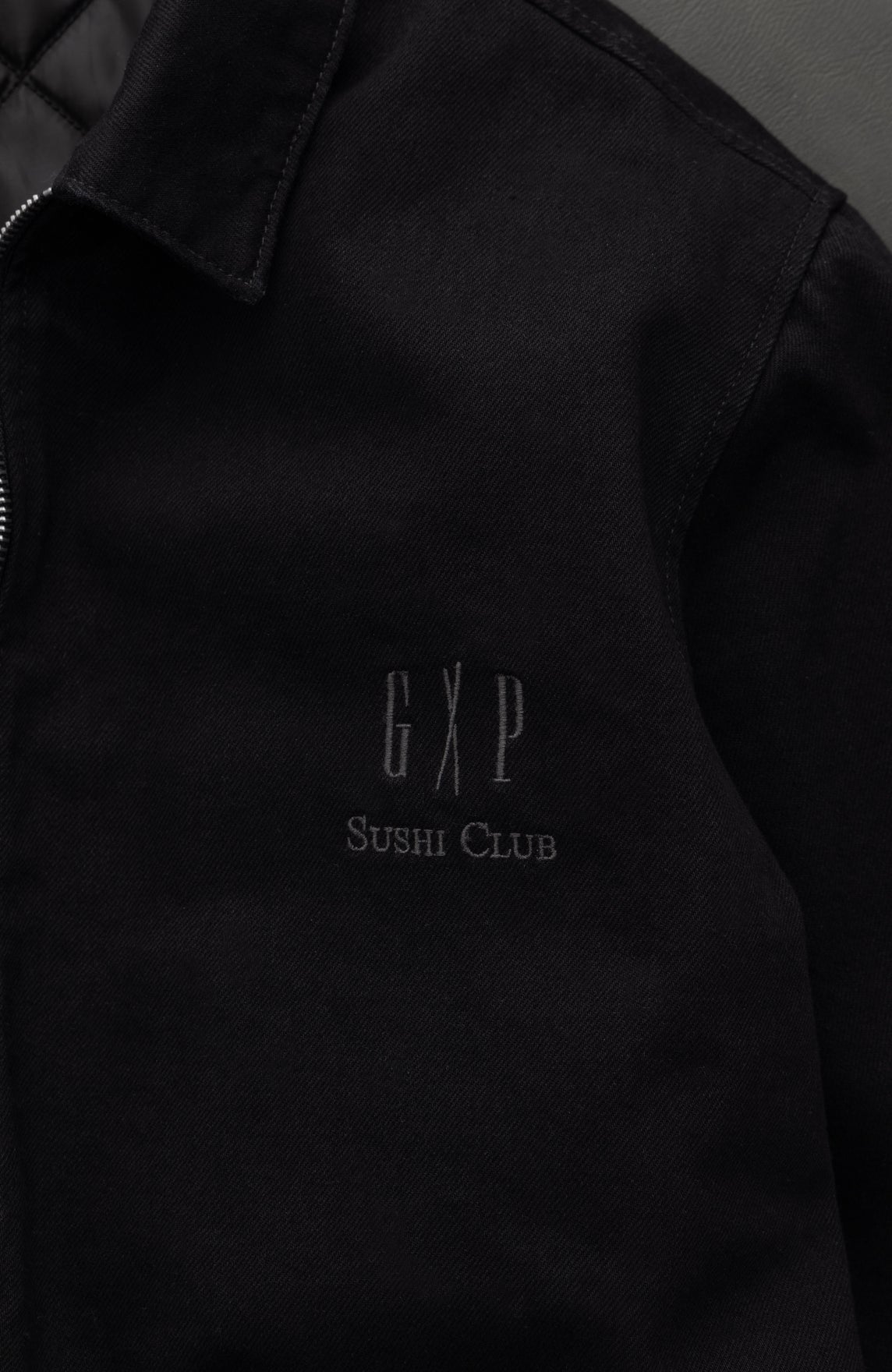 SFSC x Gap Oversized Denim Zip Jacket – Sushi Club